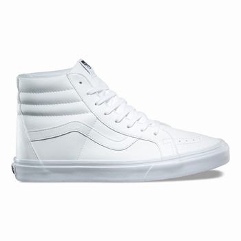 Damske Kotnikove Tenisky Vans Classic Tumble SK8-Hi Reissue Biele VA32ADYKN